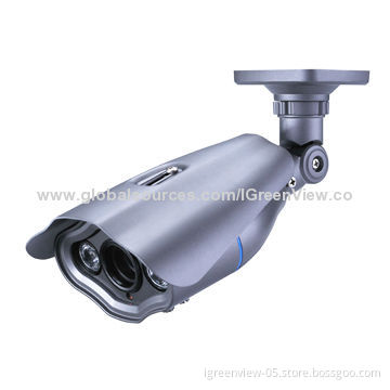 Sony IMX122 CMOS 2-megapixel IP Bullet Camera with Fixed Iris, Manual Focus Lens